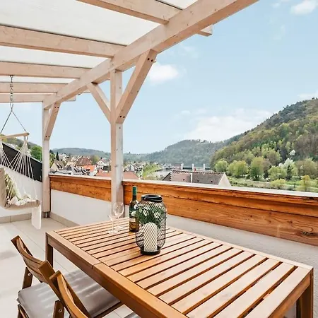 Traumhafte Mit Neckarblick Apartment Neckarsteinach